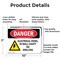 Signmission Electrical Panel In Wall Cavity Danger Sign, Aluminum, 10in W x 7in L, 2PK OS-2PACK-DS-A-710-L-2184 - alternate 5